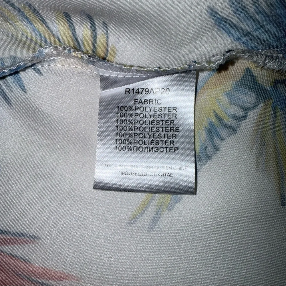 Molly Bracken Premium Bird Print Sleeveless Swing Top Tank Sz S - Picture 5 of 12